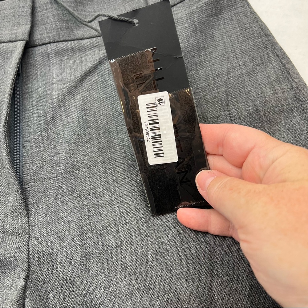 Nili Lotan Corette Pant Heather Grey Gray Pant Womens Size 0 Wool Blend NEW - Picture 5 of 14